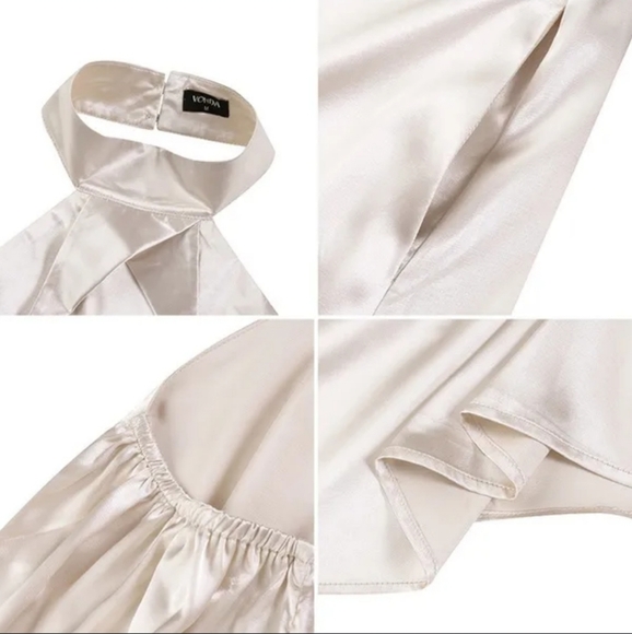 Womens Sleeveless Mock Neck Dress Plus Sz - Picture 3 of 8